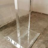 Pair of lucite, plexiglass end tables 1970