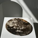 Dish in petrified wood
