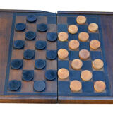 checkers and backgammon game