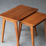 Set of nesting tables in teak, Dutch design, 1960’s