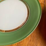Set of 6 colored glass plates