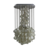 Lustre en pastilles de céramique, années 60