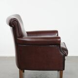 Luxury Sheep Leather Armchair with a Timeless Look
