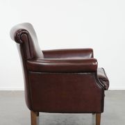 Luxury Sheep Leather Armchair with a Timeless Look