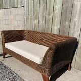 Wicker bench