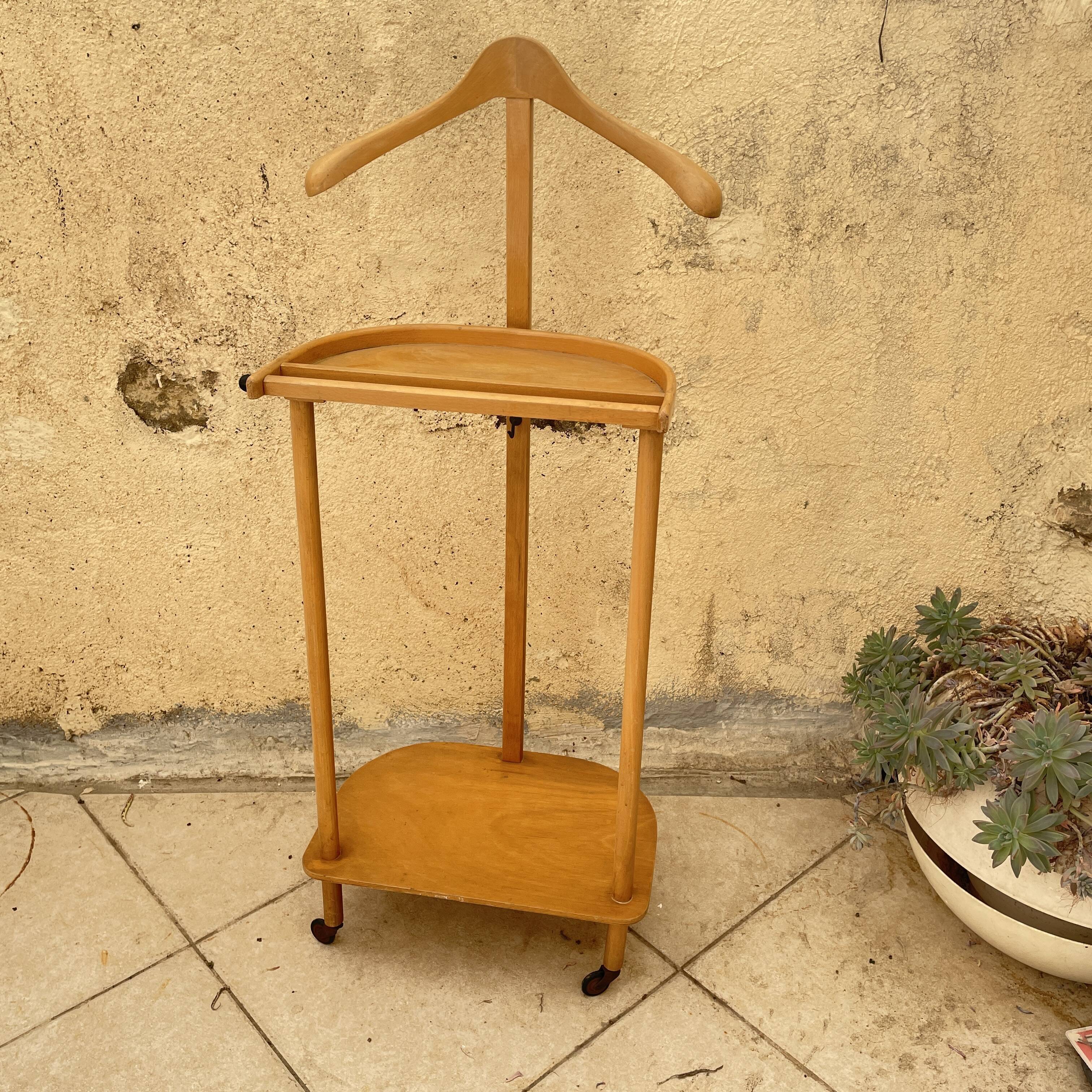 Wooden valet vintage 1960