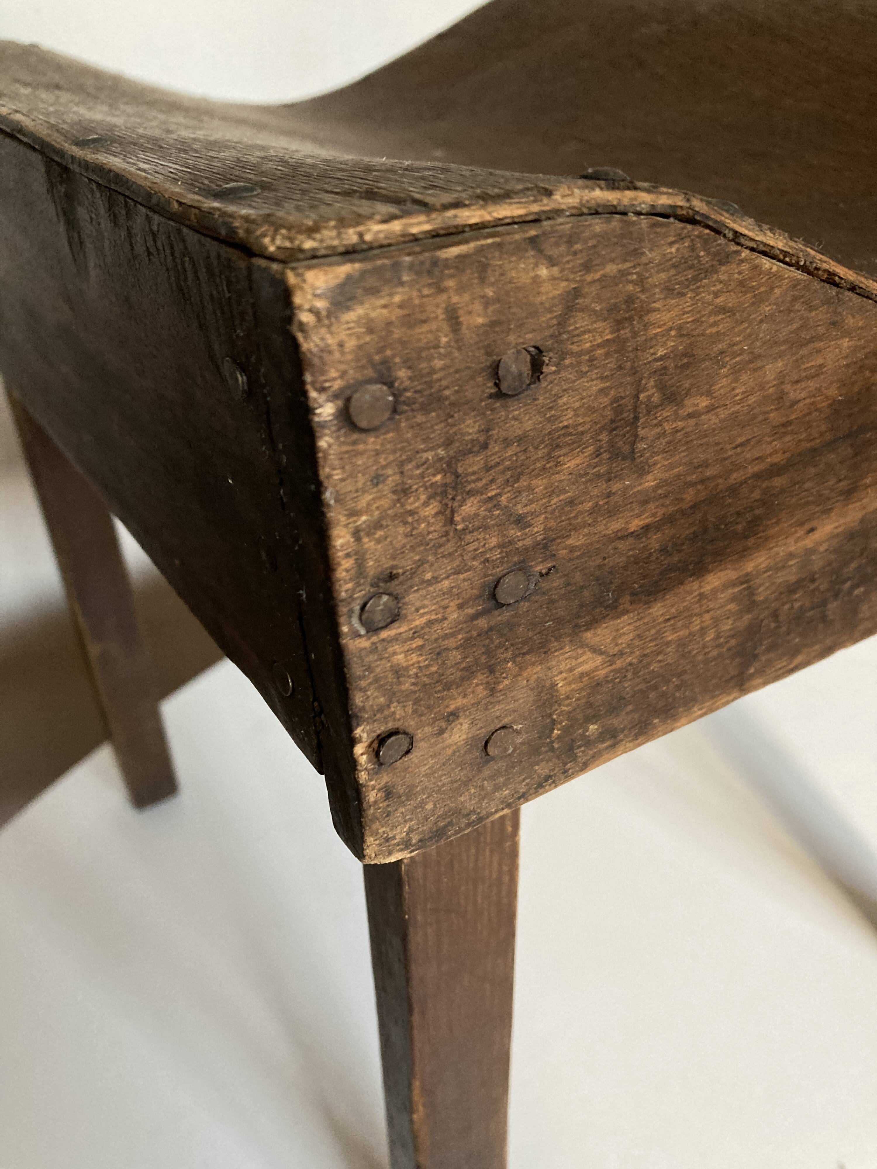 Curved Plywood stool popular art 1950