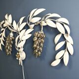 Vintage tulip wall lamp by Hans Kögl , 1970s