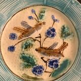 8 dessert plates in late 19th century dabbling