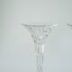 pair of large Swirl crystal candlesticks signed J&G Durand 1950