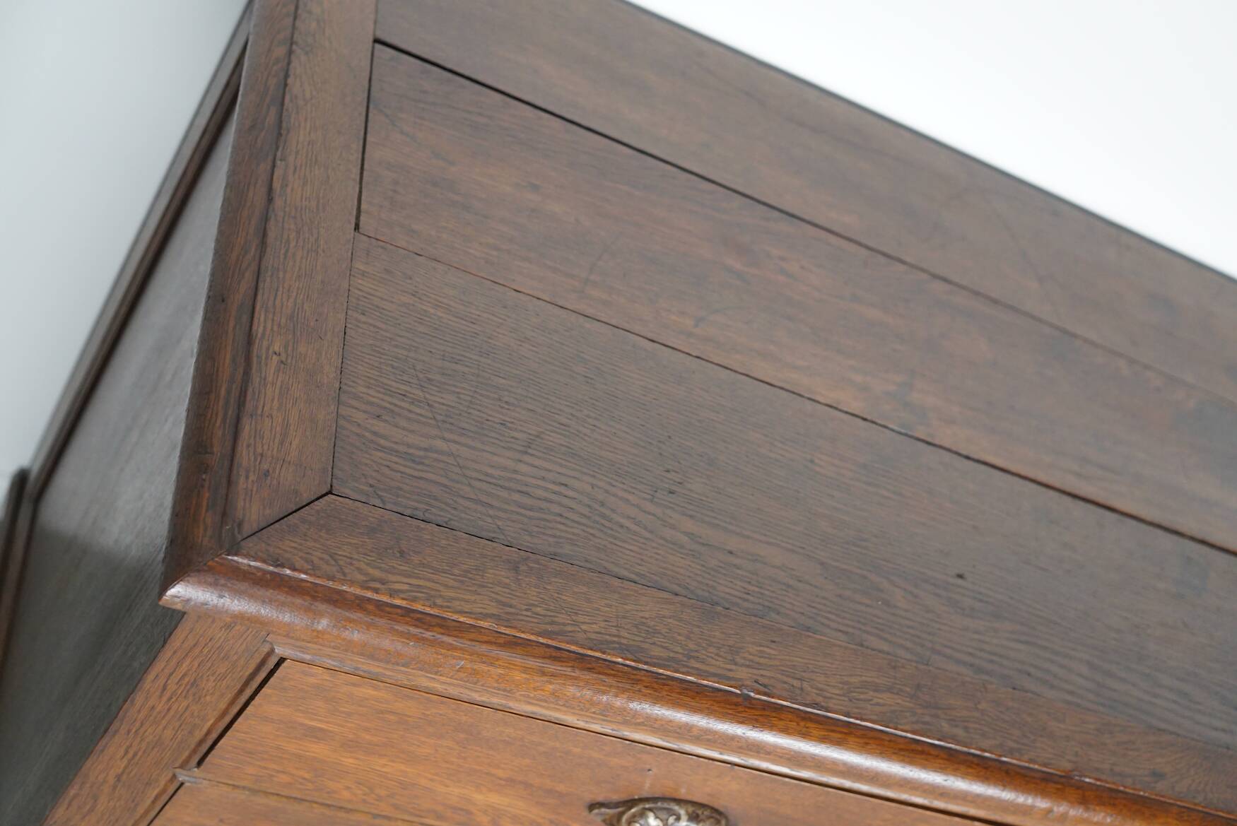 Antique Oak Apothecary / Filing Cabinet, France, 19th Century