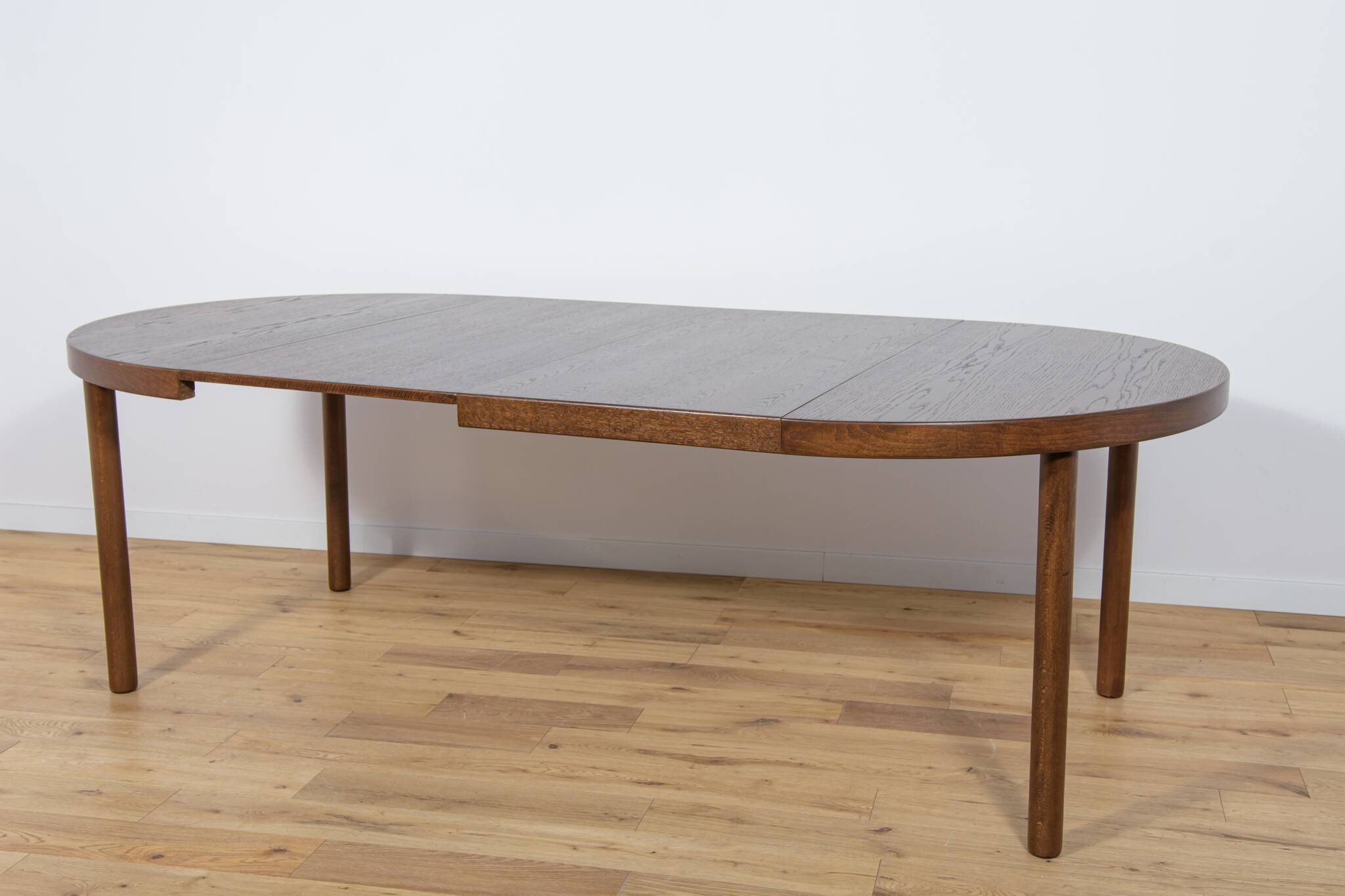 Mid-Century Extendable Oak Dining Table by Kai Kristiansen for Feldballes Furniture Factory, 1960s