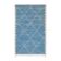 Blue Zanafi rug with white diamonds 200x300 cm