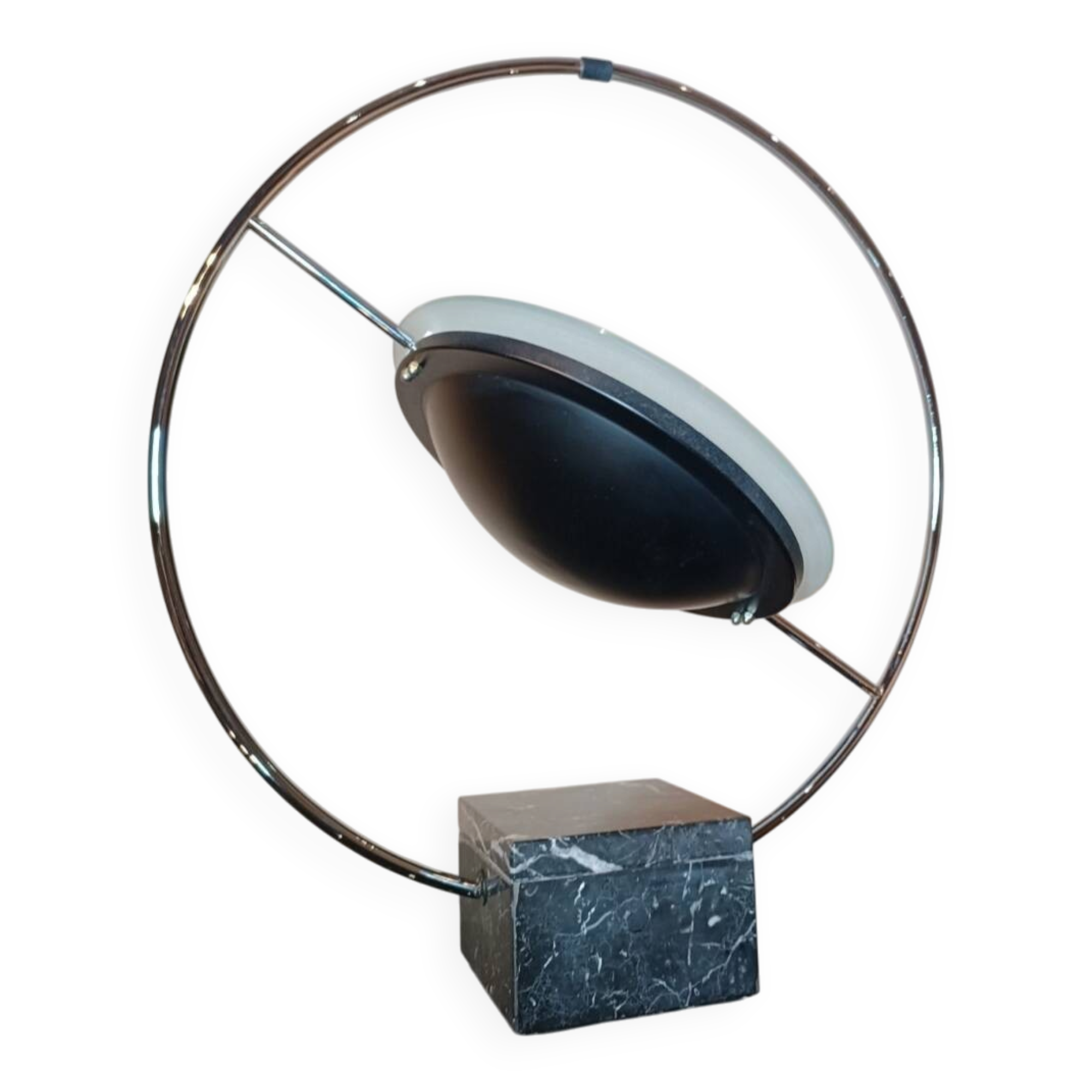 Saturn lamp by LG for Maison Lucien Gau 1980