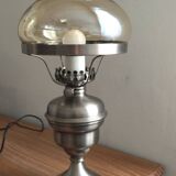Pewter table lamp
