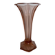 Val saint Lambert pink glass vase