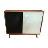 Buffet showcase vintage feet compass sliding doors