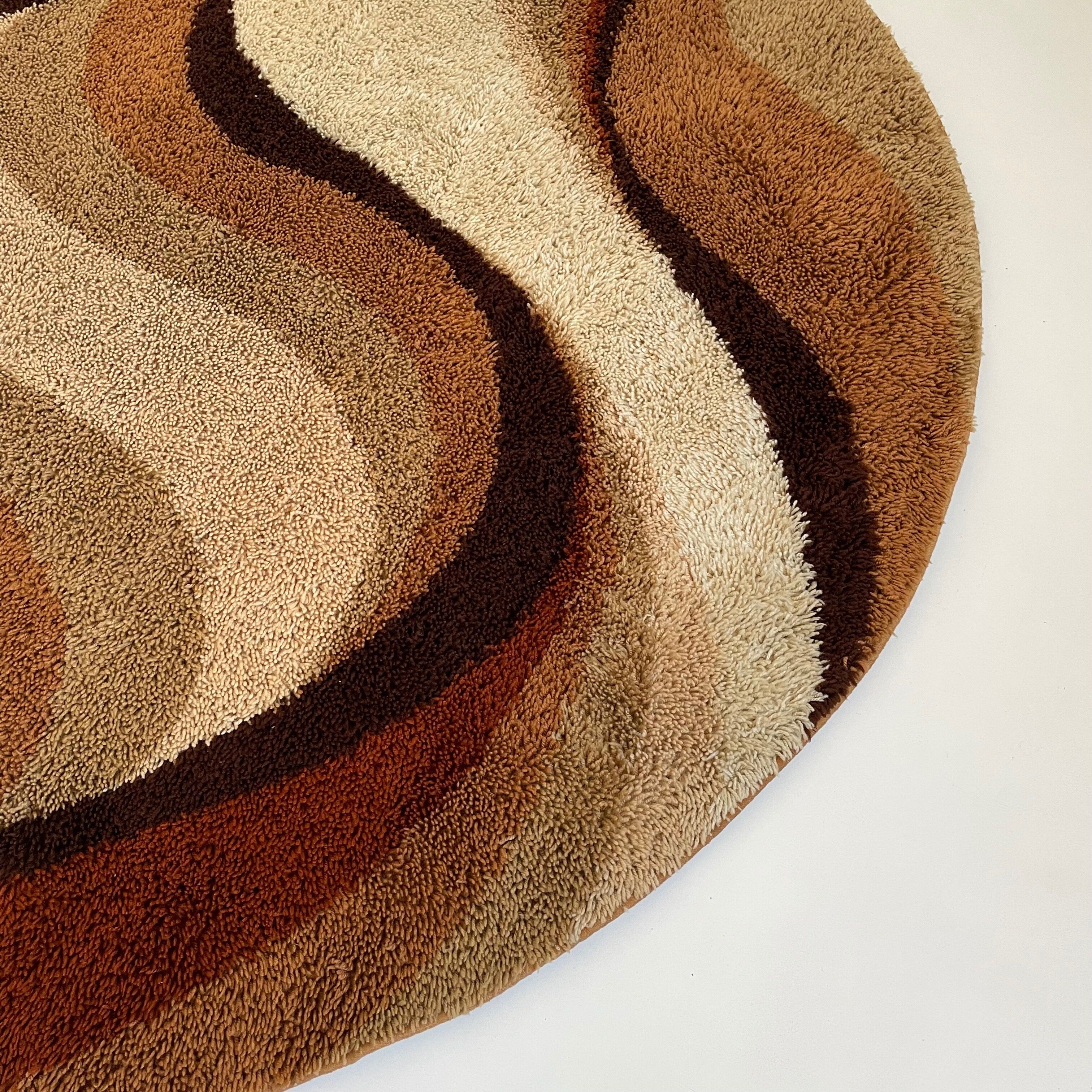 Vintage High Pile Rya rug by Prinstapijt Desso, Netherlands, 1970s