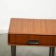 Italian nightstands in teak with brass details, circa 1970