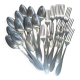 Antique cutlery set for 22 place settings