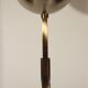 Chromium post-modernist lamppost - brass 1970s