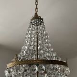 Hot Air Balloon Chandelier with Brass Tassels