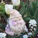 Plaster garden gnome