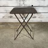 Table de jardin pliante en metal