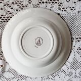 Set of 8 mismatched deep plates L'Amandinoise