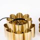 Pair of 2 Danish vintage pendant lamps by Werner Schou, 1960s