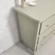 Commode vintage vert amande