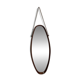 Vintage oval mirror, 1960s