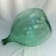 Lady Jeanne in glass 54 liters green color dimension: height -63cm- diameter -42cm-