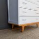 Compass leg chest of drawers