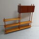 Vintage roomdivider open bookcase
