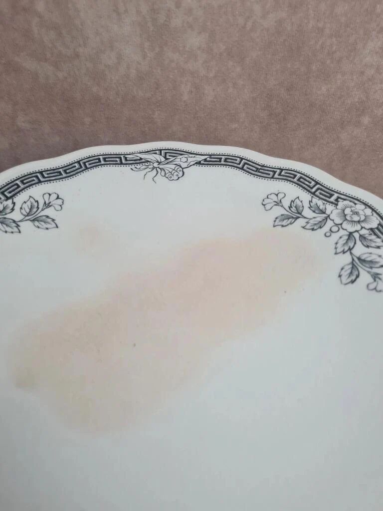 English footed compote B.w.m & Co model Lima – English ironstone circa 1868