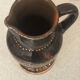 Vintage Romanian glazed pottery pitcher