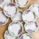 11 dessert plates Churchill - England