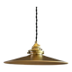 old opaline pendant light painted gold, delivered with new cable and socket