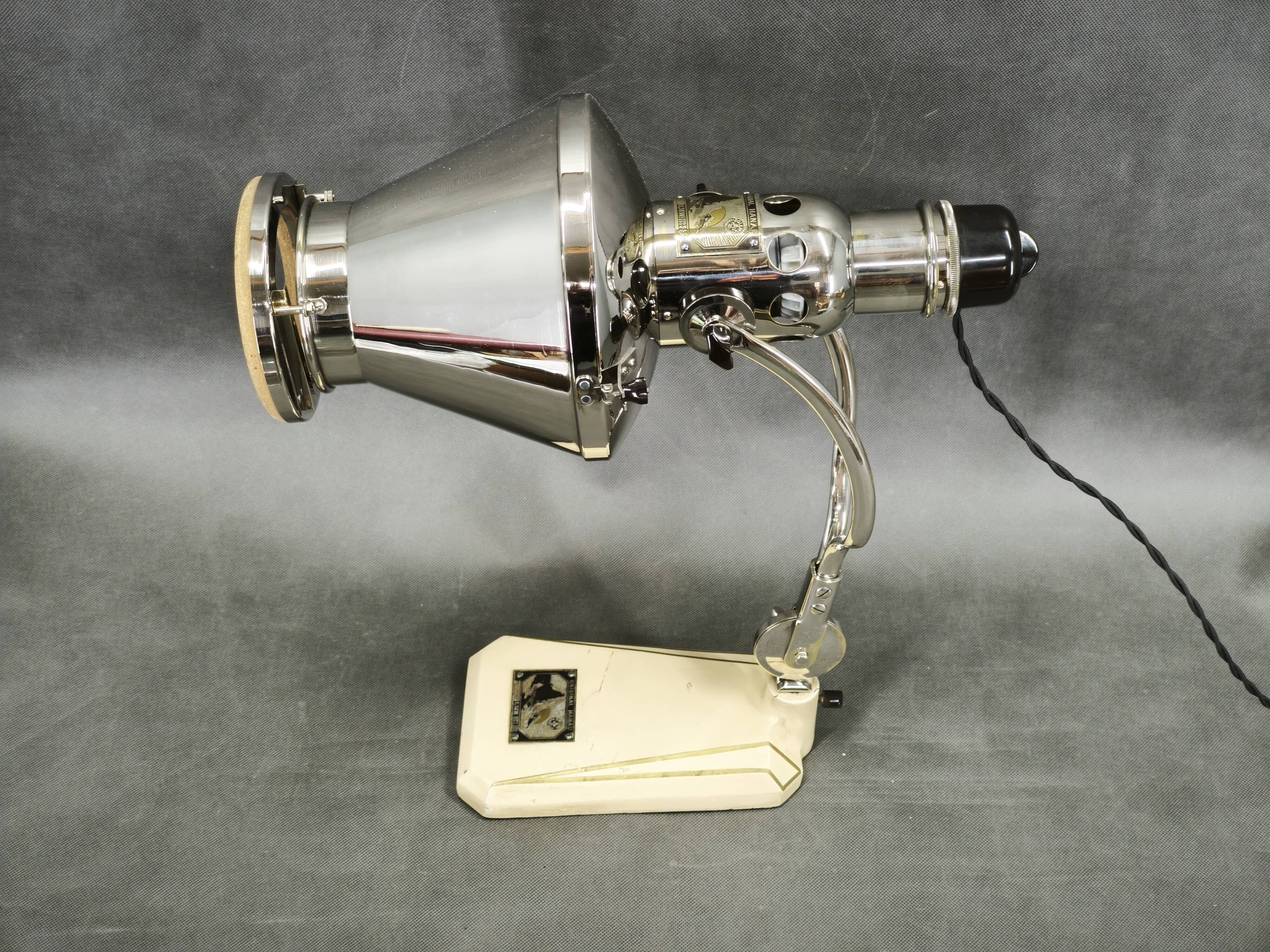 Original Hanau Bauhaus Medical Lamp, Germany, 1930s