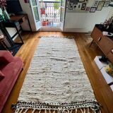 Berber Beni Ouarain handmade rug with colorful polka dots, 100% wool