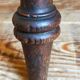 Stool in turned solid wood