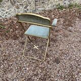 Metal folding chair