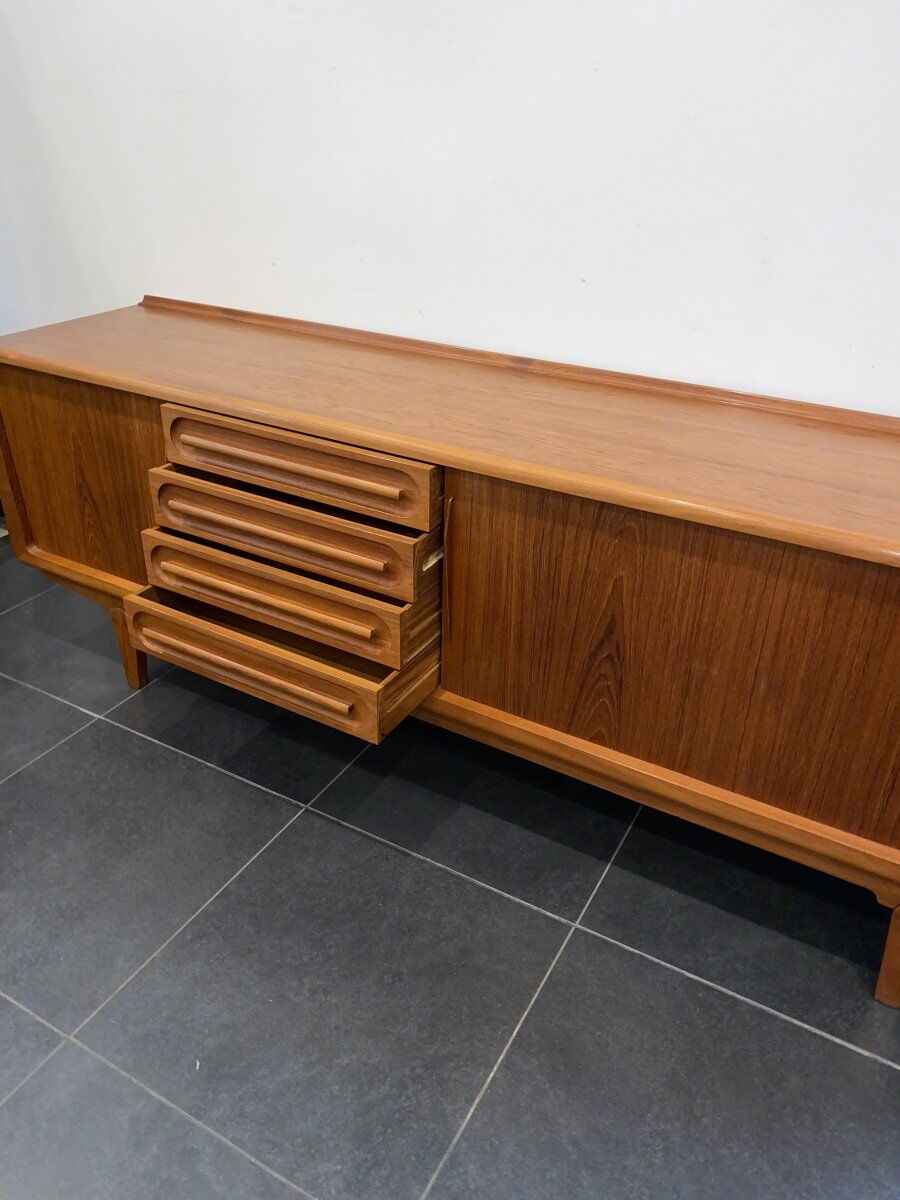 Enfilade scandinave Vamo Sonderborg en teck par Arne Vodder 1960