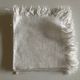 Set of 8 fringed napkins in 19th century linen damask