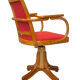1950's Bentwood Swivel Armchair by Ligna Prague