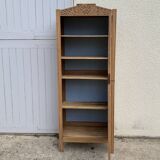 Art deco glass-glazed parisian wardrobe