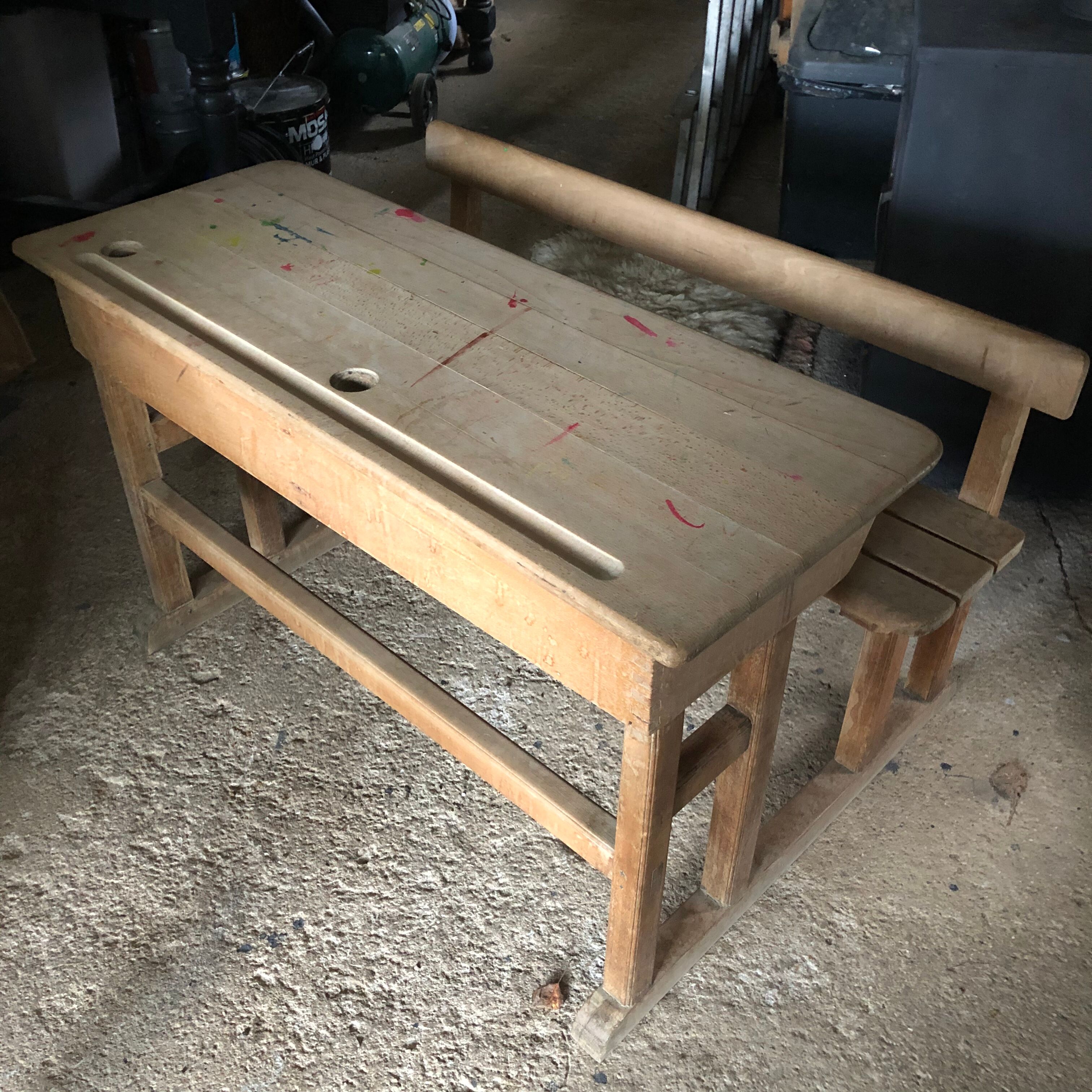 School desk country chic spirit