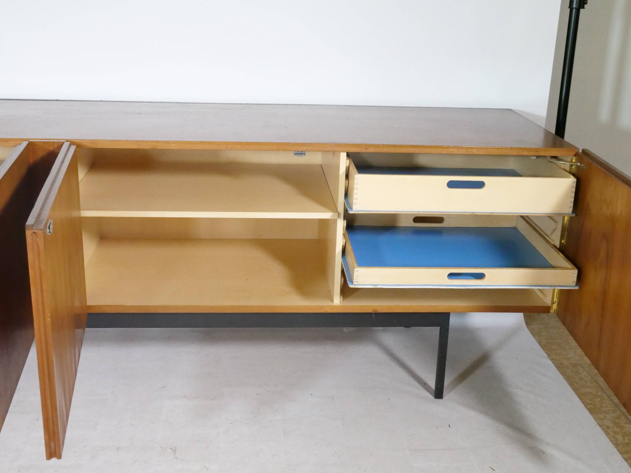 Teak Sideboard Model B40 by Dieter Wäckerlin for Behr, 1960s