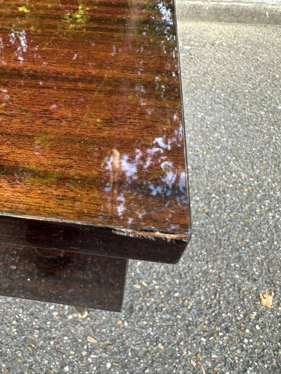Mid-Century Modern bedside table Italian style Gio Ponti Paolo Buffa 1950